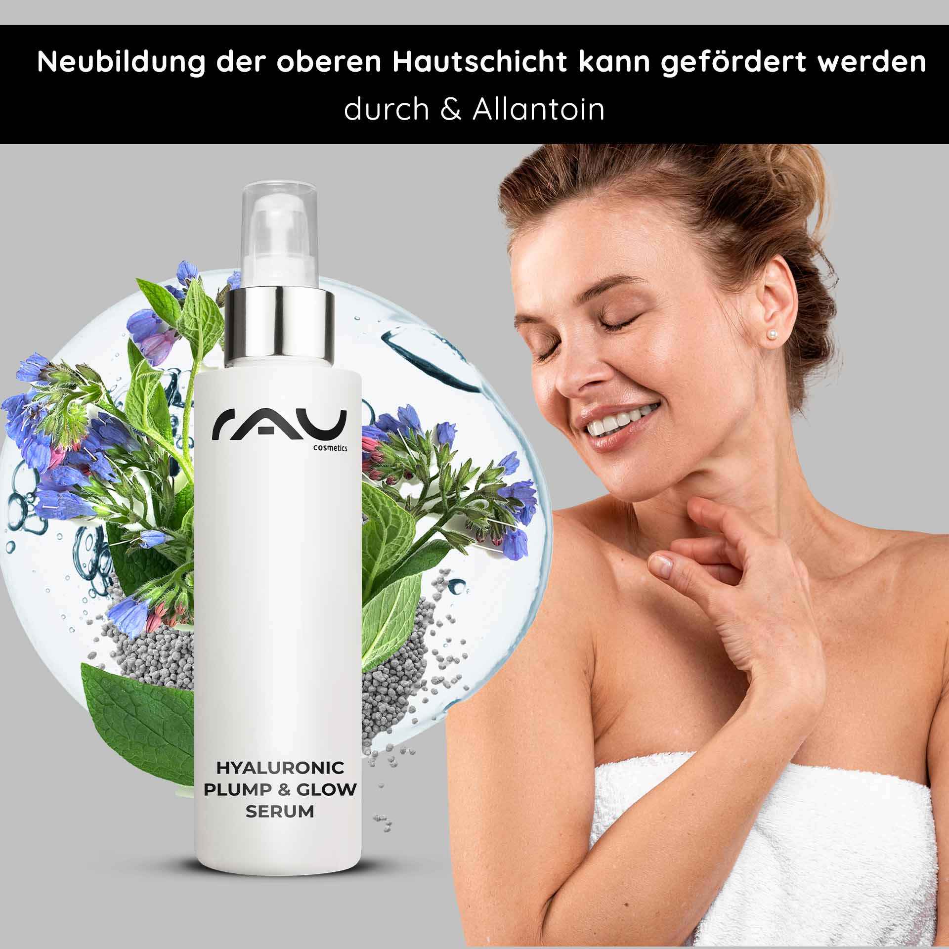 RAU Cosmetics Hyaluronic Plump & Glow Serum 100 ml