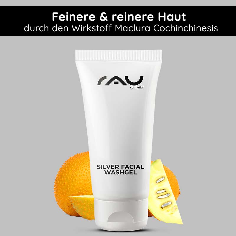 Silver Facial Washgel 50 ml - Reinigungsgel in Reisegröße perfekt für unterwegs