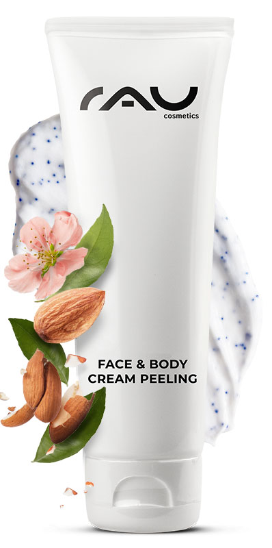 RAU Face & Body Cream Peeling 75 ml - tiefenreinigendes & hochwirksames Peeling