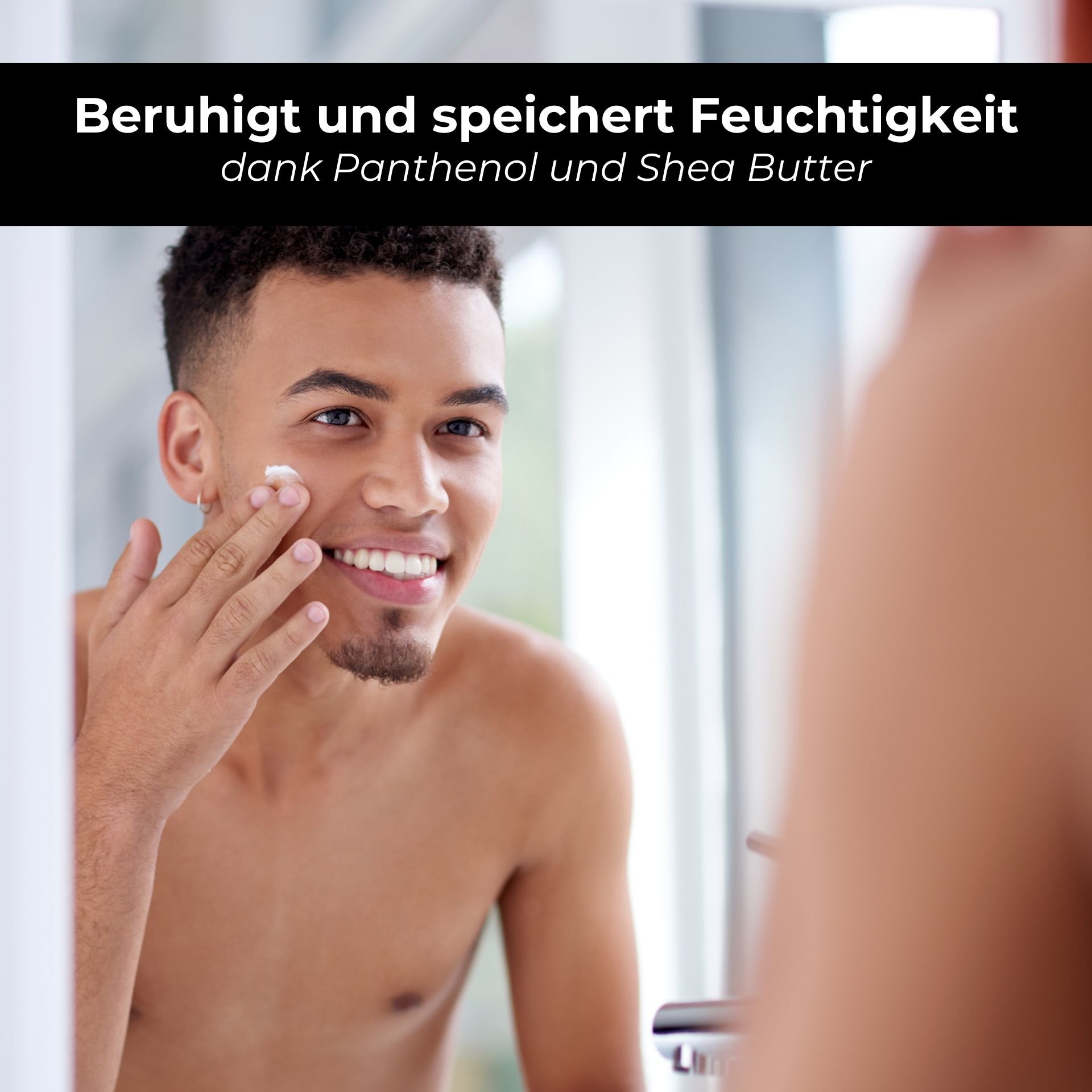 Nahaufnahme einer jugendlich wirkenden Halspartie nach der Pflege.