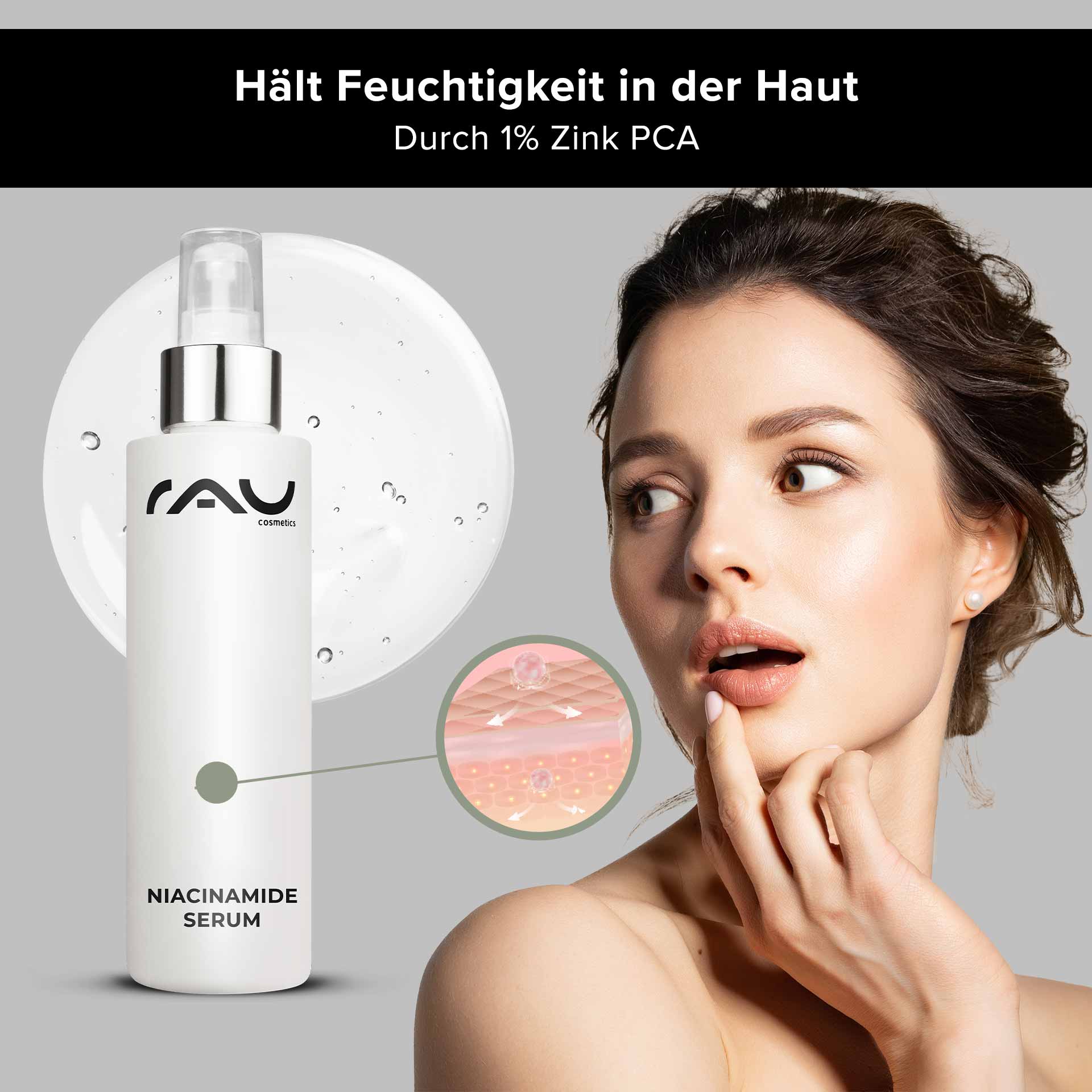 Niacinamide Serum 100 ml mit 10% Niacinamid & 1% Zink PCA