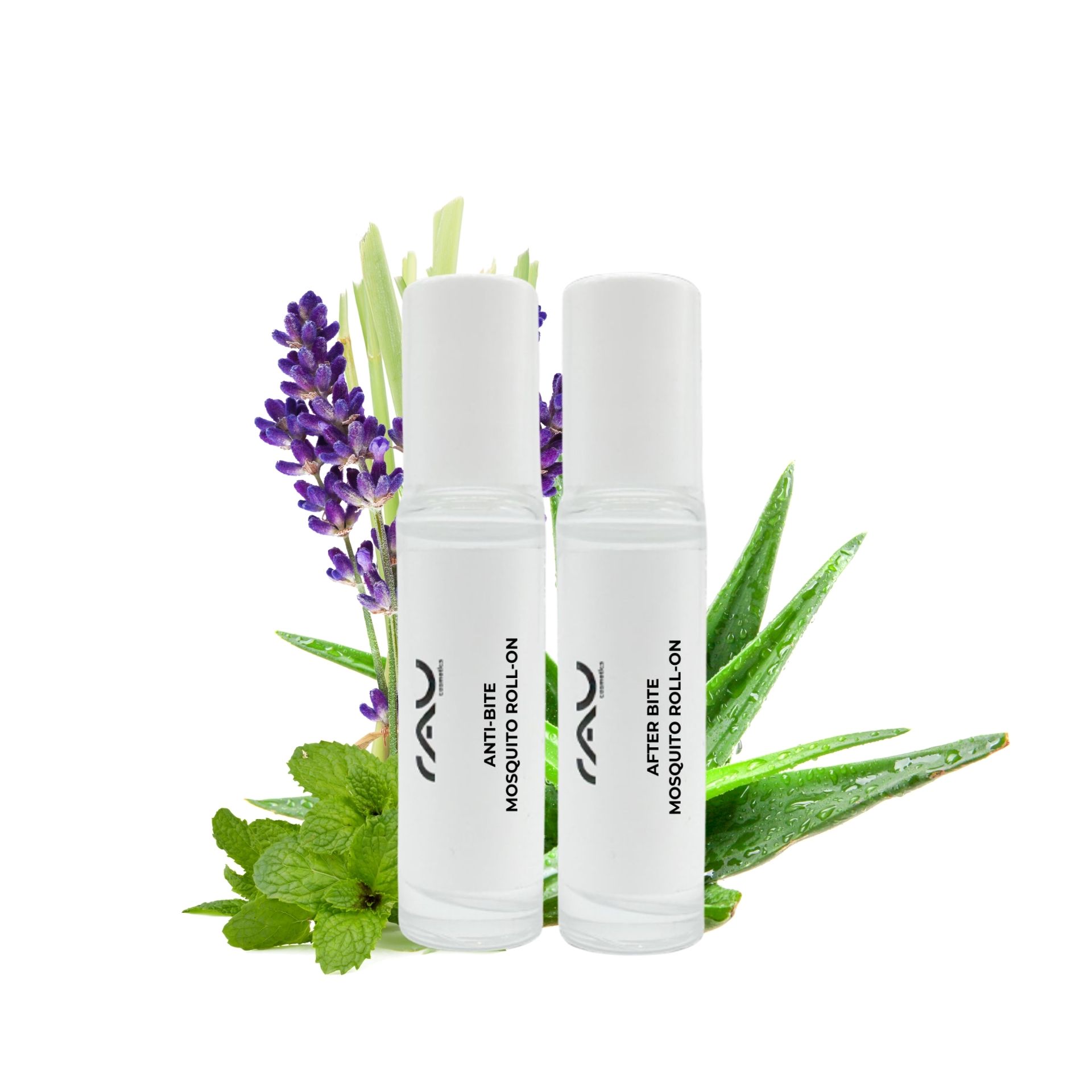 RAU Mosquito Set - Anti Sting & Sting Care Roll-On KrΓ€uterig, KrΓ€uter, Blume, Lavendel, Lotion