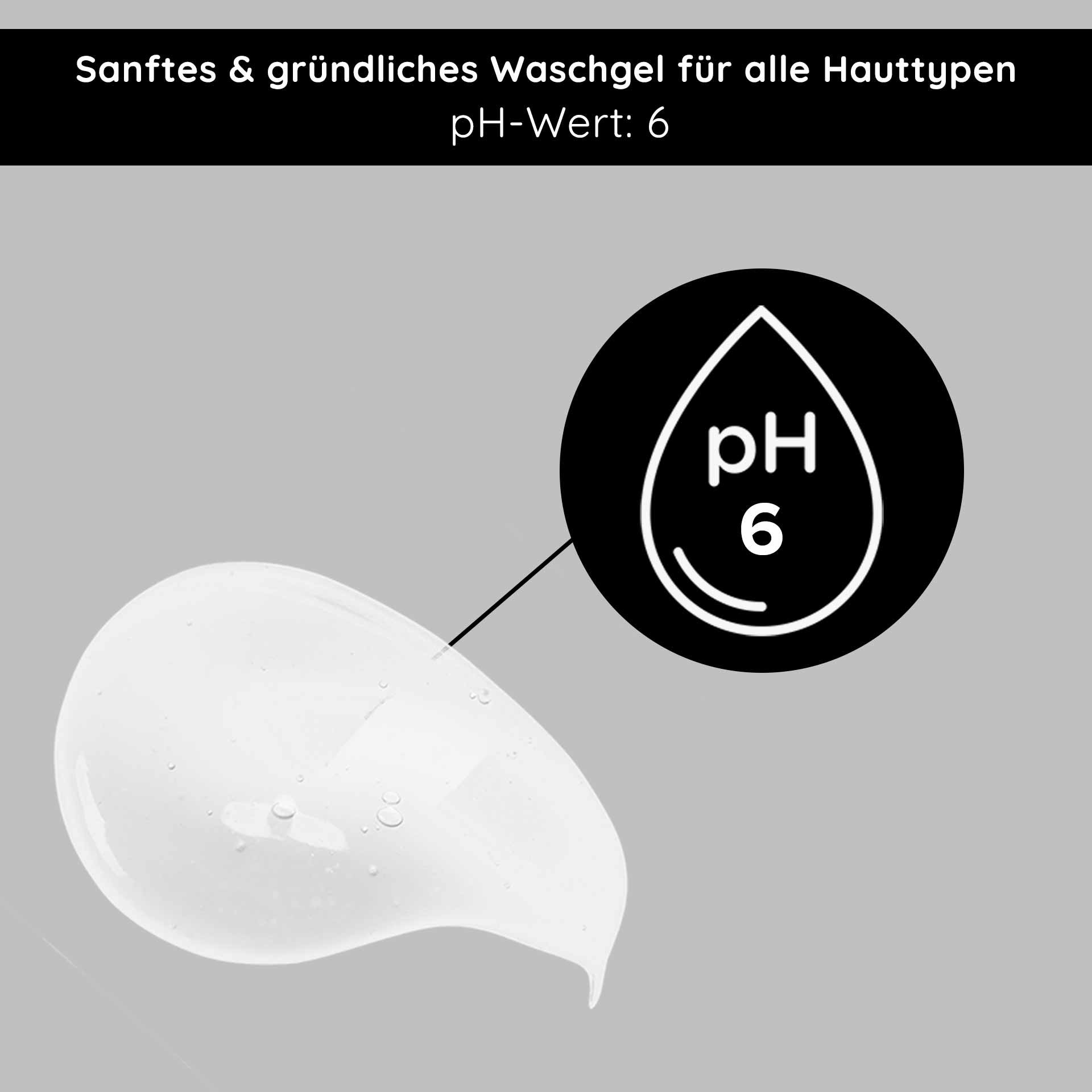 Rückseite der Flasche mit der Inhaltsstoffliste (INCI), Symbolen und Anwendungshinweisen.