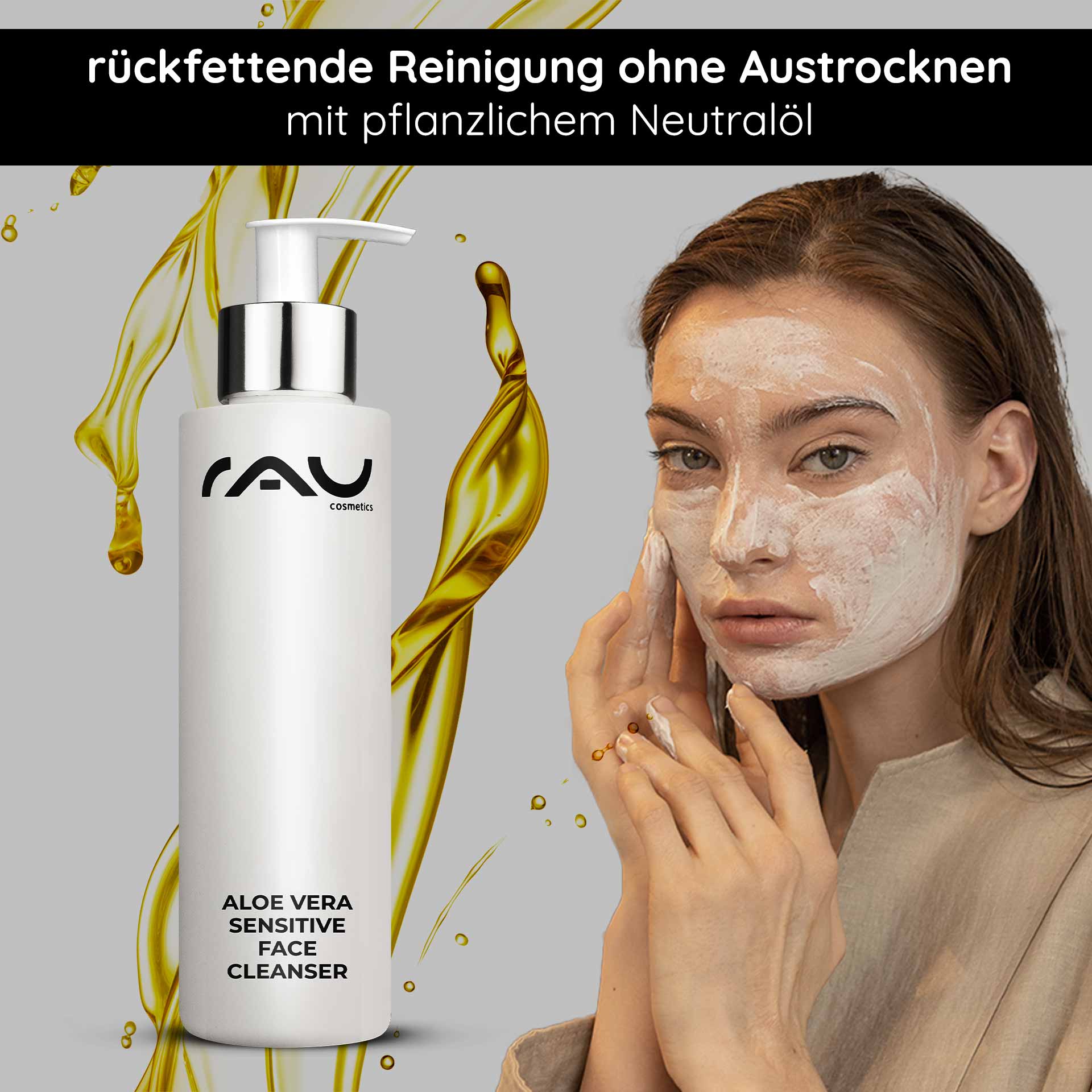 Aloe Vera Sensitive Face Cleanser 200 ml Reiniger
