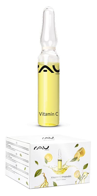 Vitamin C Ampullen 14x2 ml für reife & unreine Haut
