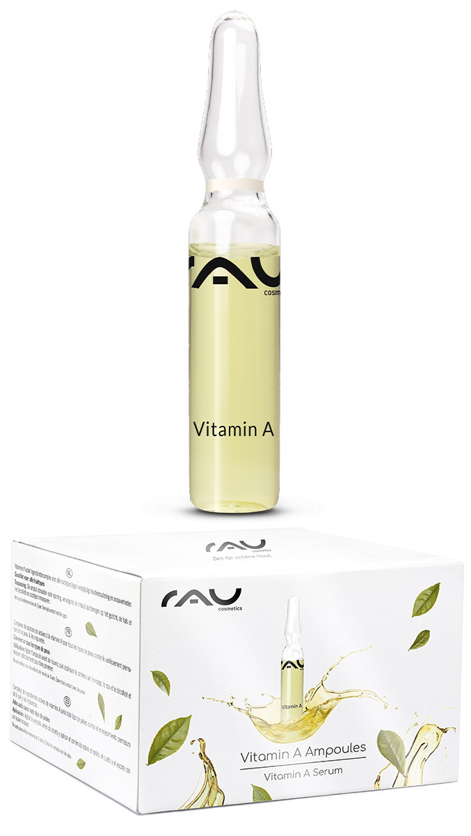 RAU Cosmetics Vitamin A Ampullen Anti Aging Gesichtspflege Serum Hautpflege Wirkstoffkosmetik Onlineshop