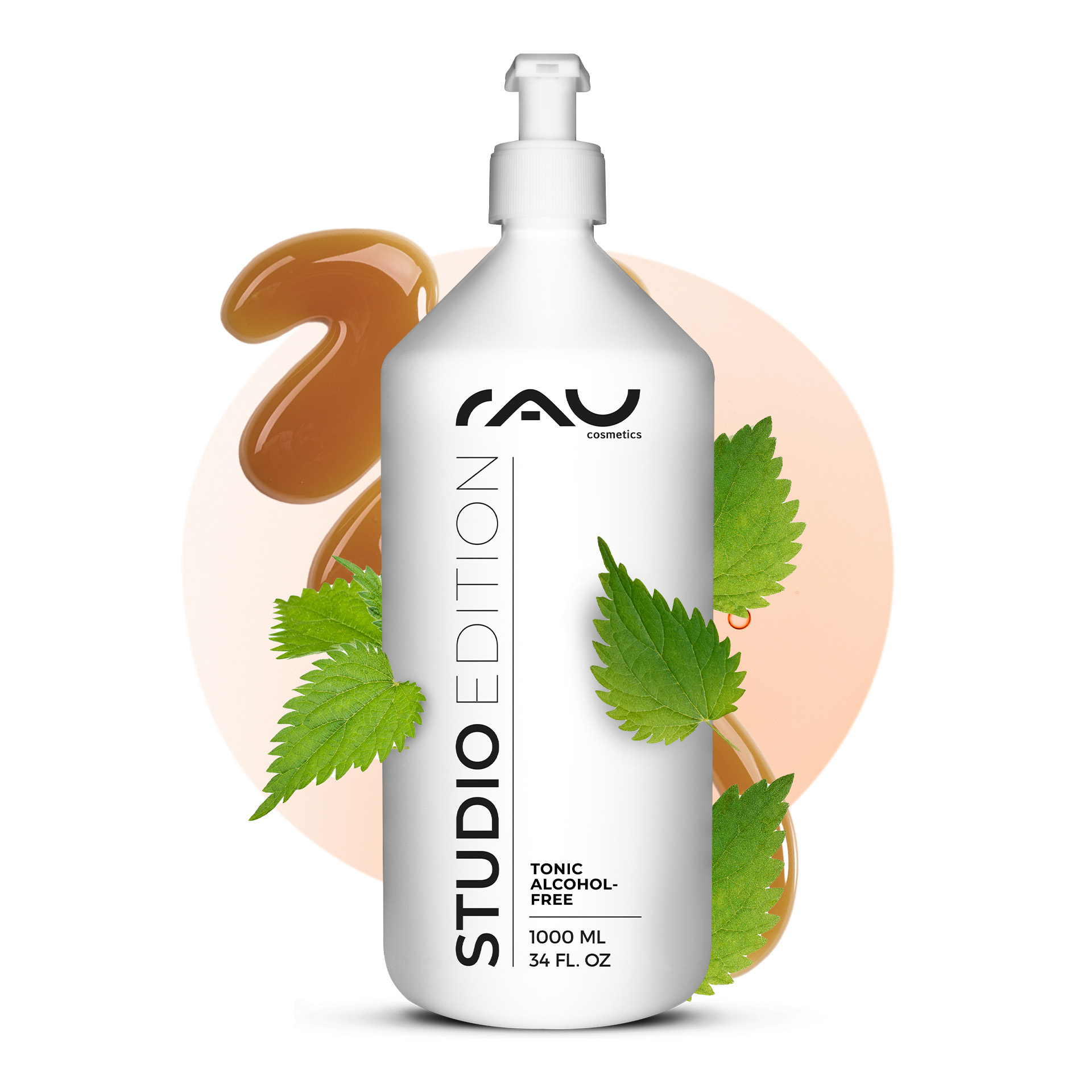 Tonic alcohol-free 1000 ml mit Brennnessel Extrakt Flasche, Lotion, Kräuter, Pflanze, Kräuterig