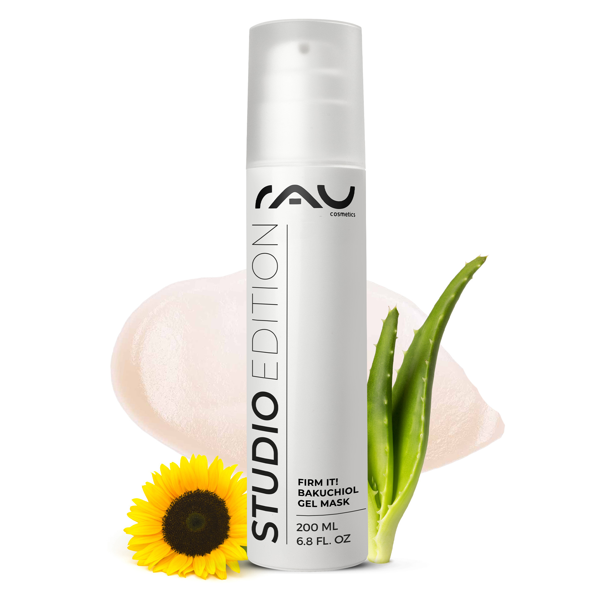 Firm it! Bakuchiol Gel Mask 200 ml Anti Aging & Feuchtigkeit Kräuterig, Kräuter, Pflanze, Blume
