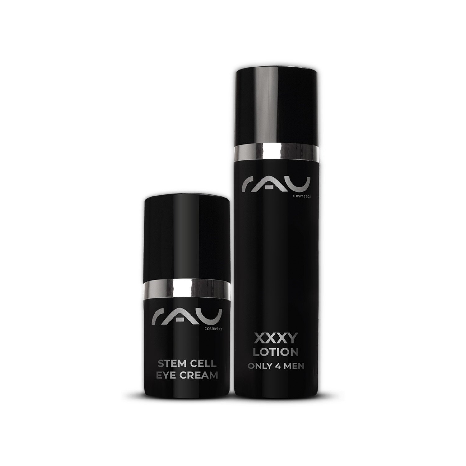 Magnesium Active Body Oil, XXXY Lotion und Stem Cell Eye Cream von RAU Cosmetics präsentieren die wichtigsten Hautpflegeprodukte für Männer zur Regeneration, Feuchtigkeitsversorgung und Anti-Aging.