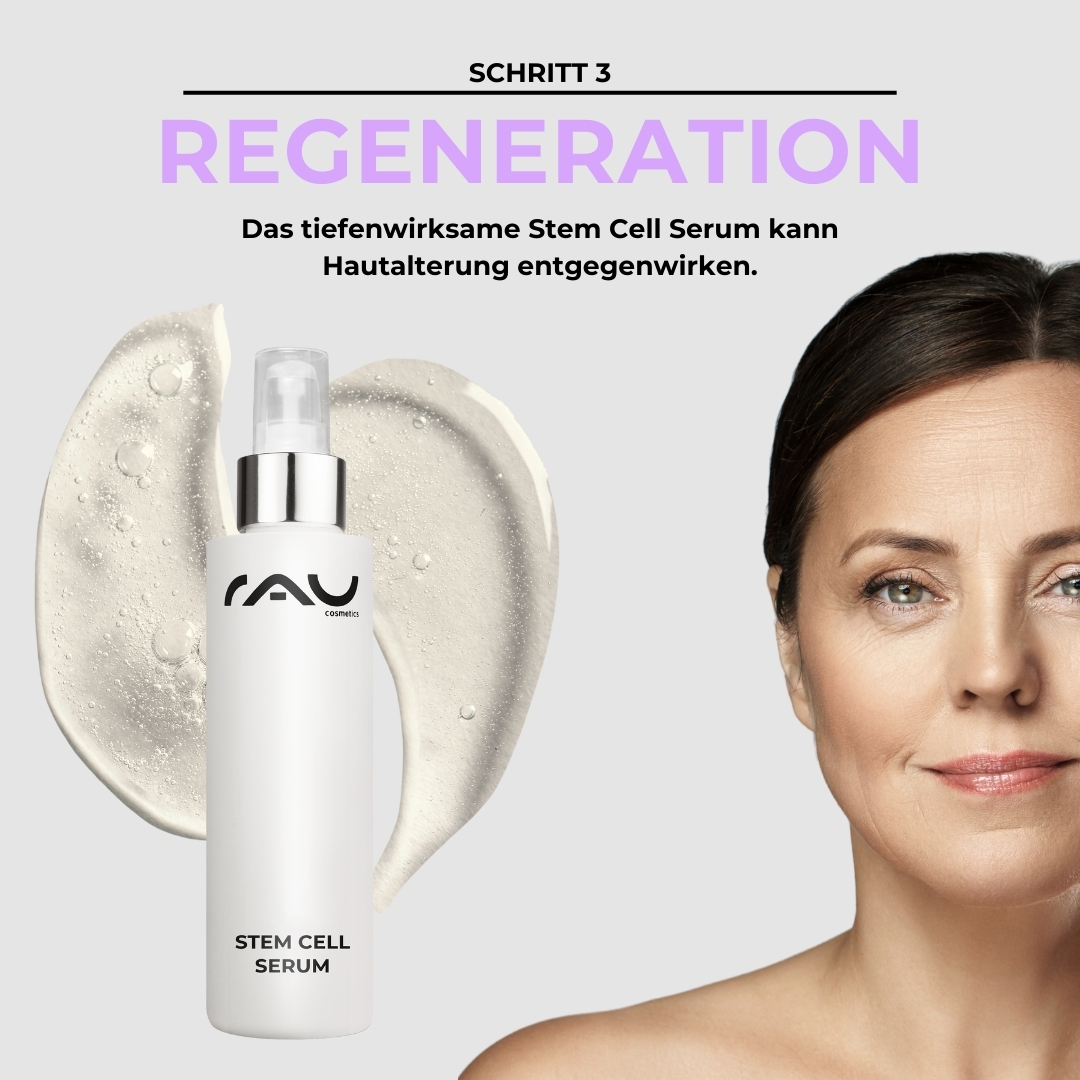 Professional care routine for mature skin