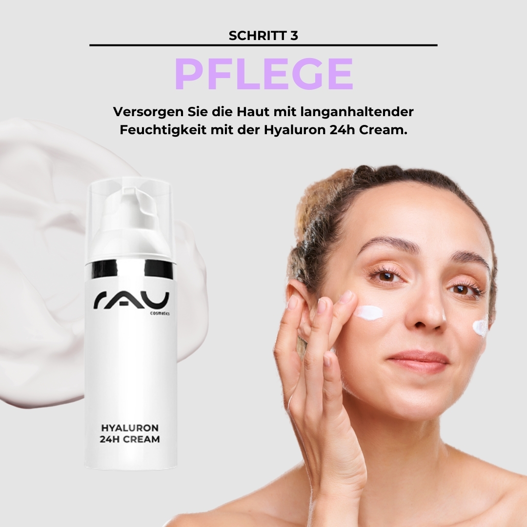 Basic care routine for dry skin
