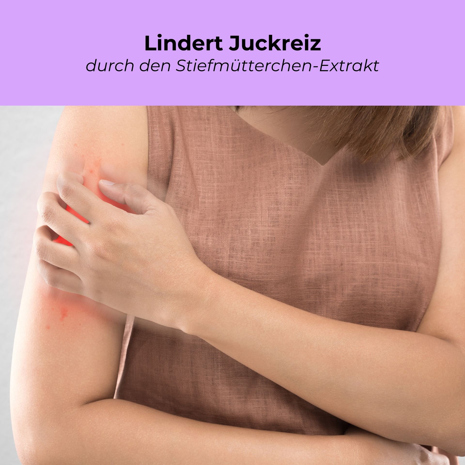 Anwendung am Körper: Das Tonic kann auch punktuell bei Unreinheiten an anderen Körperstellen angewendet werden.