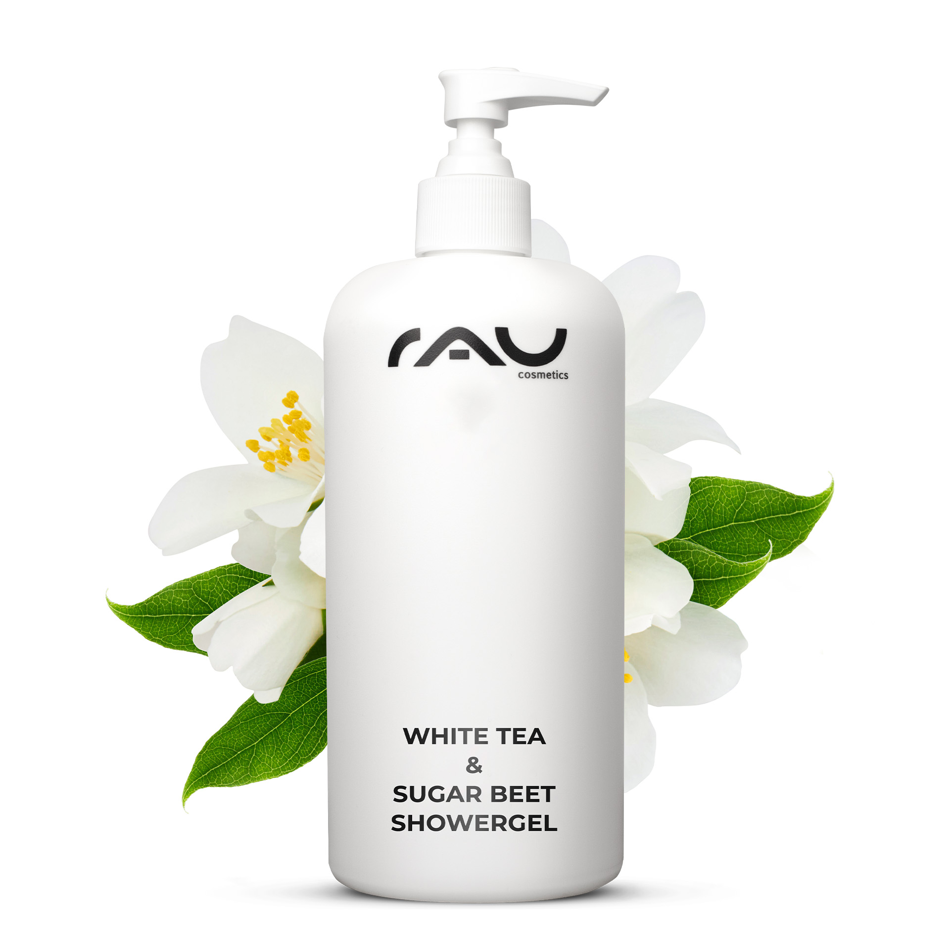 White Tea & Sugar Beet Showergel 500 ml Duschgel Flasche, Lotion