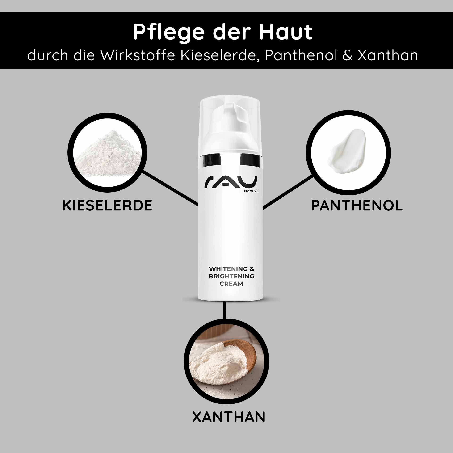 Whitening & Brightening Cream 50 ml Hautaufheller