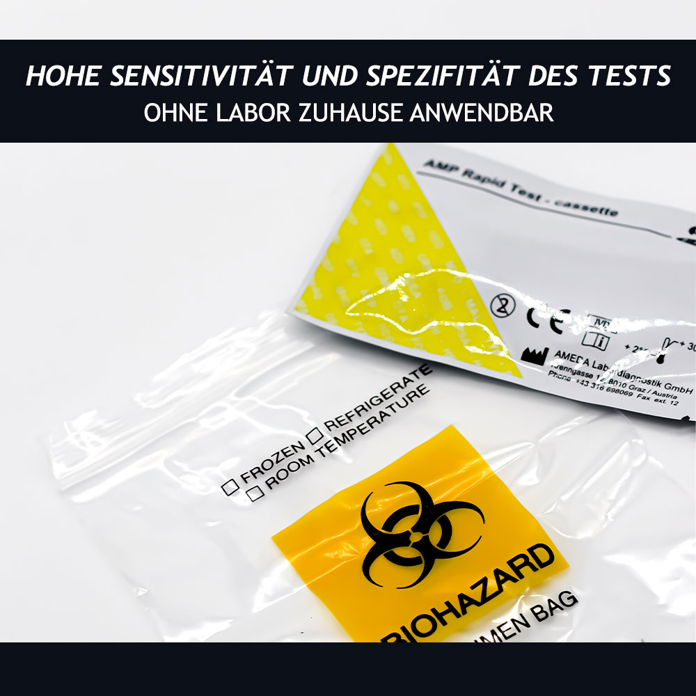 RAU Cosmetics SARS-CoV-2 Rapid Test Schnelltest Spucke Spucktest Corona Virus Test 
