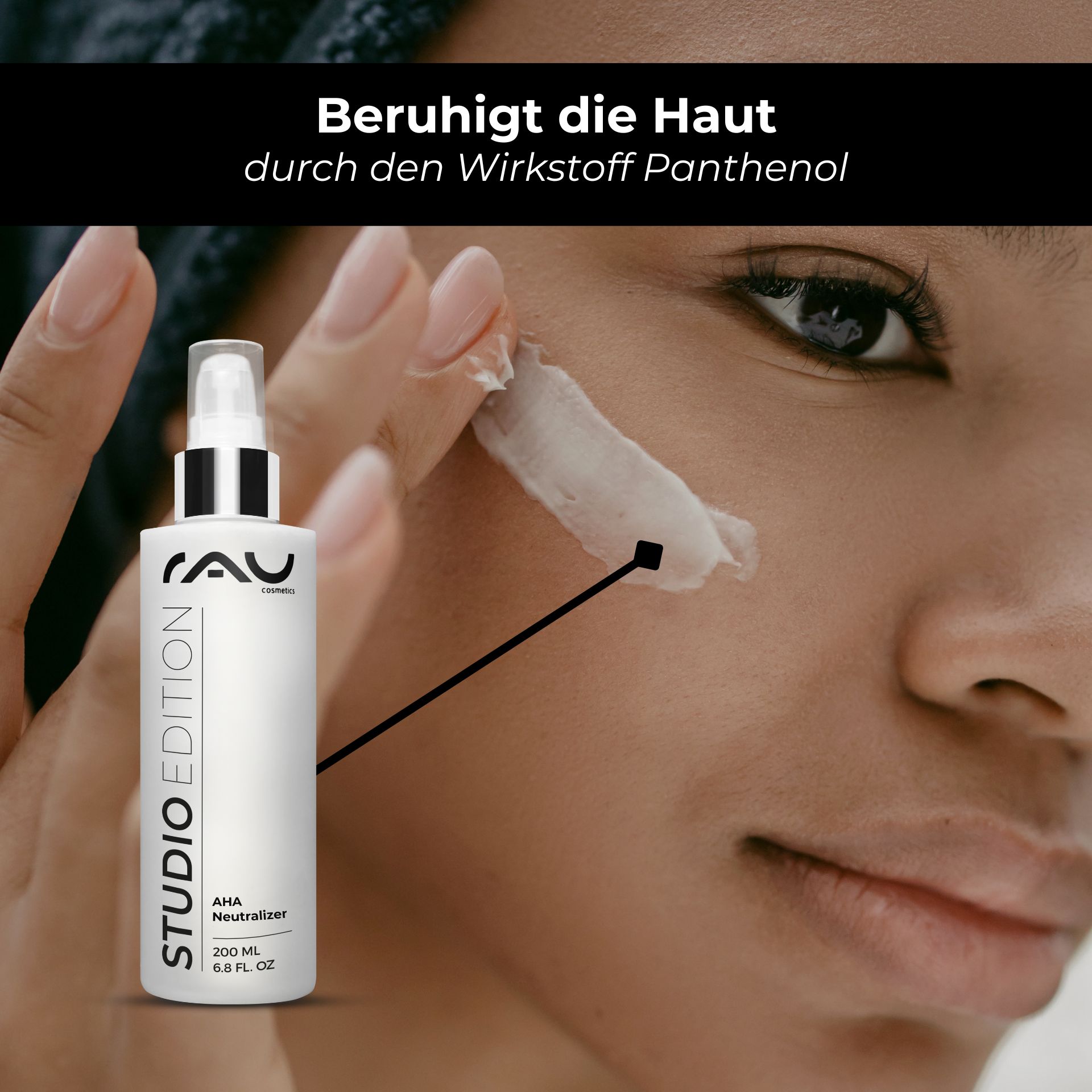 AHA & BHA Neutralizer 200 ml zum Neutralisieren der Haut Kosmetik, Parfüm, Finger, Kopf, Gesicht